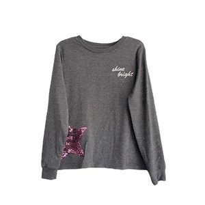 C&C California Kids’ Sequin Star Pullover Sweatshirt